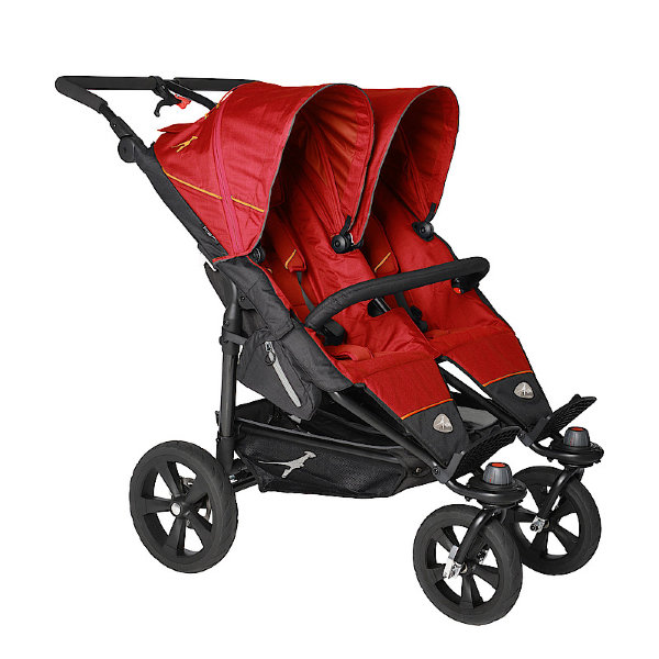 Прогулочная коляска для двойни TFK Twin Trail(T-TWT-345 Tango Red)