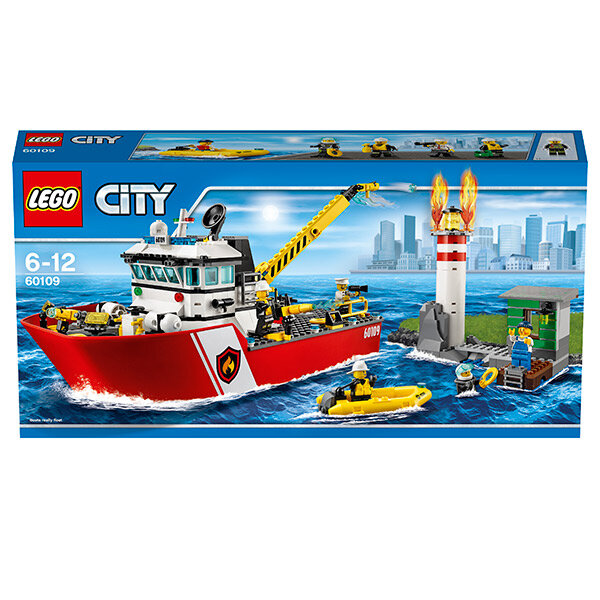 Lego City 60109 Пожарный катер