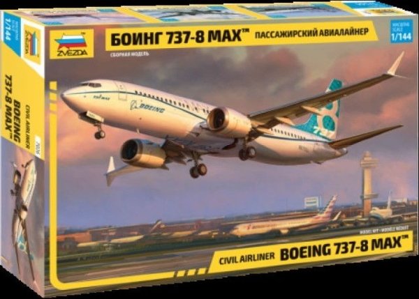 Сборная модель Пассажирский авиалайнер Боинг 737-8МАХ