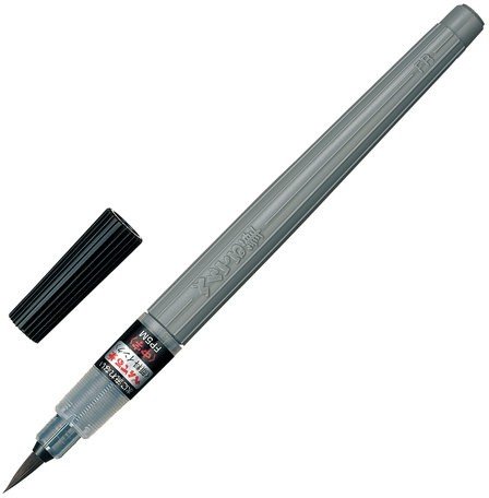 Кисть художественная PENTEL "Brush Pen", картридж, блистер