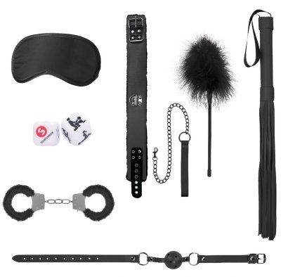 Черный игровой набор Introductory Bondage Kit №6