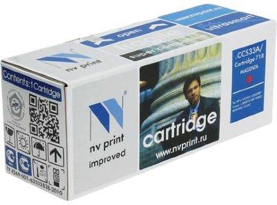 Картридж лазерный NV PRINT (NV-718M) для CANON LBP7200Cdn/MF8330Cdn/8350Cdn, пурпурный, ресурс 2900 стр.