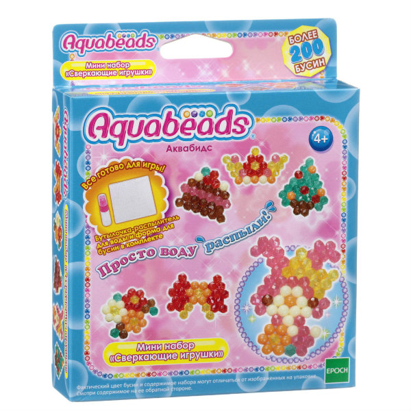 Epoch Мини-набор мозаика из бусин Aquabeads - Сверкающие игрушки 31168