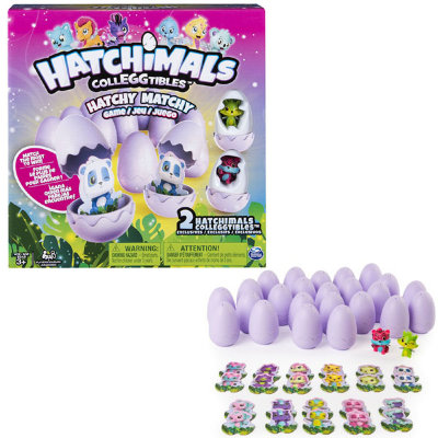 Настольная игра Hatchimals memory + 2 коллекционные фигурки