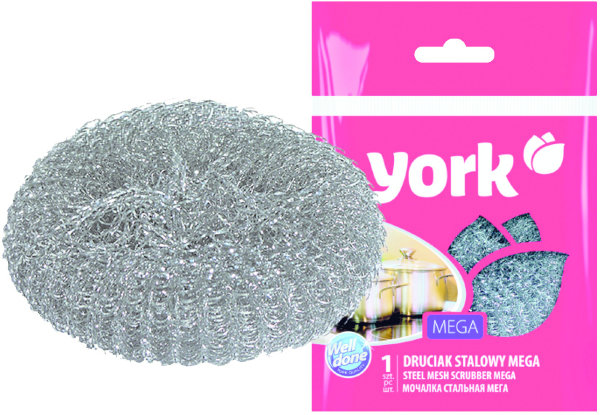 YORK Губка из нерж.стали "YORK " МЕГА