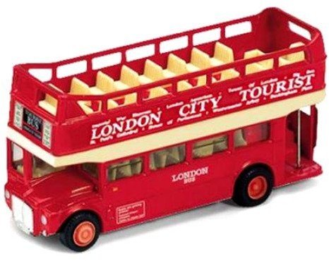 Welly Игрушка модель автобуса 1:34-39 London Bus открытый