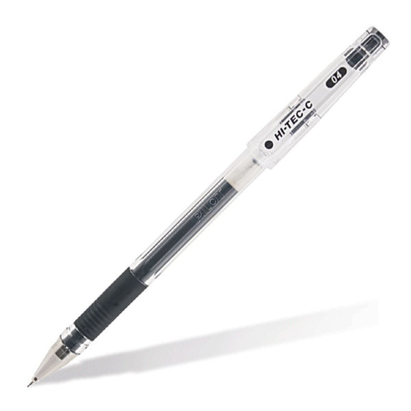 Ручка гелевая Pilot G-Tec-C4 Grip черная 0,4мм BL-GC4(B)