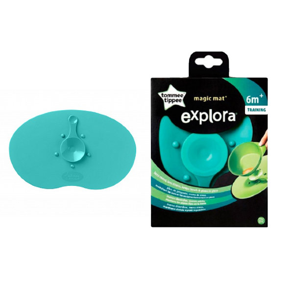 Tommee Tippee Коврик для тарелок Explora голубой