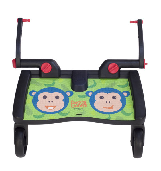 Подножка для второго ребенка Lascal Buggy Board Maxi(Monkey Jungle Green 2762)