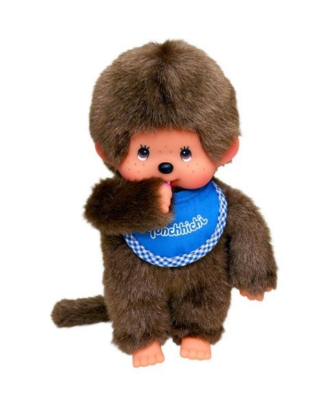 Monchhichi 20 см мальчик в синем слюнявчике 255040