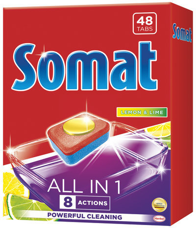 Таблетки для посудомоечных машин 48 шт. SOMAT "All-in-1", 2359002