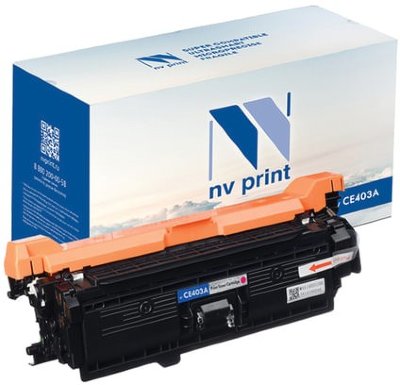 Картридж лазерный NV PRINT (NV-CE403A) для HP LaserJet Pro M570dn/M570dw, пурпурный, ресурс 6000 стр.