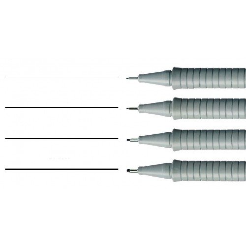 Faber-Castell Ручка капиллярная ECCO PIGMENT, чёрная, 0,7мм 166799