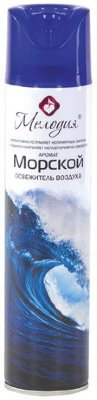 Освежитель воздуха аэрозольный 300 мл МЕЛОДИЯ "МОРСКОЙ", 601903