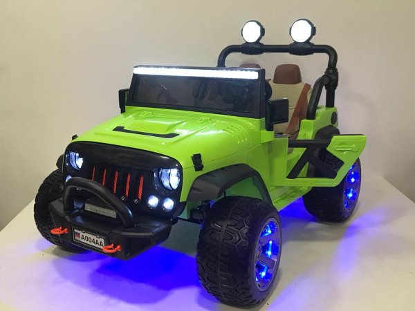 Электромобиль RiverToys Jeep A004AA-GREEN