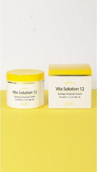 Тонизирующий ампульный крем для лица Vita Solution 12 Synergy Ampoule Cream