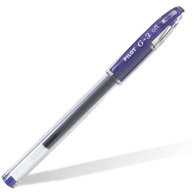 Ручка гелевая Pilot G3 синяя 0,38мм BLN-G3-38 (L)