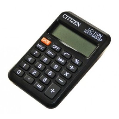 Citizen Калькулятор карманный 8 разр. питание от батар. LC110NR