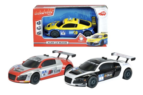 Dickie Toys Гоночная машина Audi Le Mans б 1:24 19см 3 вида  1/9