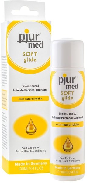 Силиконовый лубрикант с жожоба pjur MED Soft glide - 100 мл.