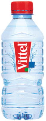 Вода негазированная минеральная VITTEL (Виттель), 0,33 л, пластиковая бутылка, Франция, WVTL00-033P24