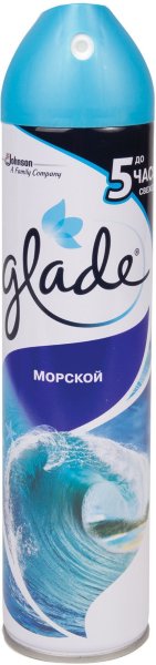 Освежитель воздуха аэрозольный 300 мл, GLADE (Глейд) "Морской"