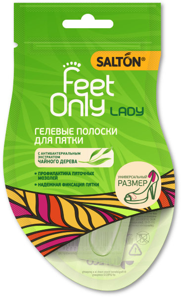 SALTON LADY Feet Comfor Гелевые полоски для пятки (14/168)