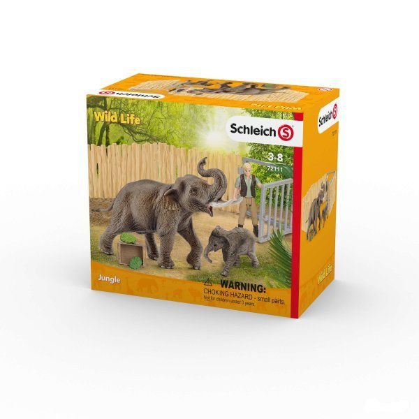 Уход за слоном Schleich 72111