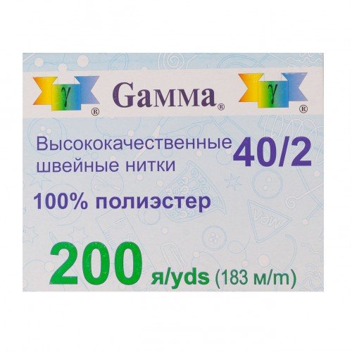 Gamma Нитки швейные "Gamma" розовый, 183м 2284957661