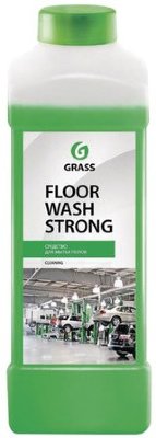 Средство для мытья пола 1 л GRASS FLOOR WASH STRONG, щелочное, низкопенное, концентрат