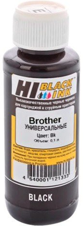 Чернила HI-BLACK для BROTHER универсальные, черные, 0,1 л, водные