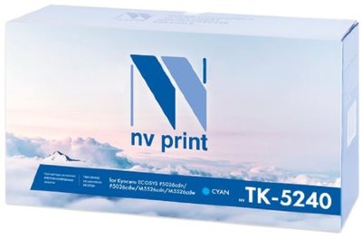 Тонер-картридж NV PRINT (NV-TK-5240C) для KYOCERA ECOSYS P5026cdn/w/M5526cdn, голубой, ресурс 3000 стр.