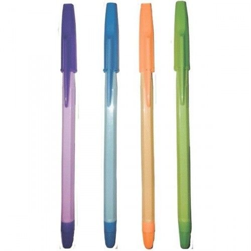 deVENTE Ручка шар. deVENTE "Flare", 1мм, масл. чернила, синяя, грип для пальца, 5073711
