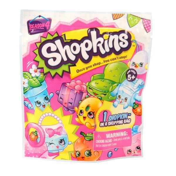 Moose Shopkins Фольгированный пакетик с 1 героем