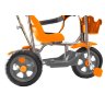 Л001 3-х колесный велосипед Galaxy Лучик с капюшоном оранжевый