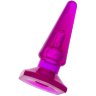 Фиолетовая анальная пробка BUTT PLUG - 9,5 см.