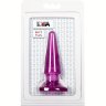 Фиолетовая анальная пробка BUTT PLUG - 9,5 см.