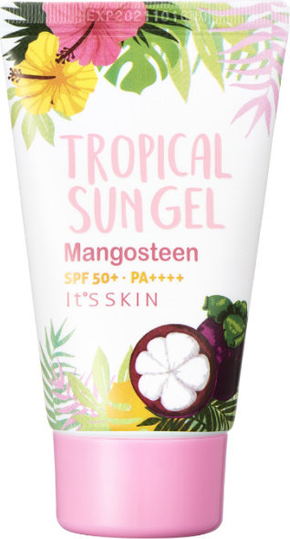 Солнцезащитный крем для лица SPF50+ PA++++ Tropical Sun Gel Mangosteen