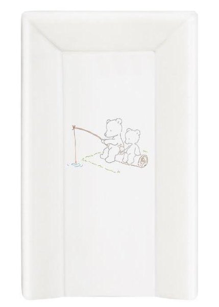 Пеленальный матрац на кровать Ceba Baby 80 см на жёстком основании(W-211-004-100 Papa Bear White)