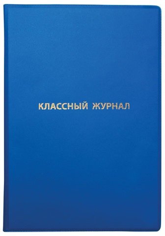 Обложка ПВХ для классного журнала, ПИФАГОР, непрозрачная, плотная, тиснение золото, 305х475 мм, 236907