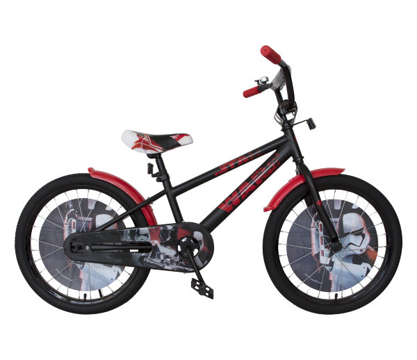 Детский велосипед, DISNEY Star Wars, колеса 20", стальная рама, стальные обода, ножной тормоз, защитная накладка на руле и выносе, кронштейн заднего к