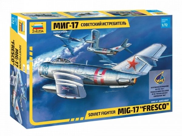 Сборная модель Советский истребитель Миг-17