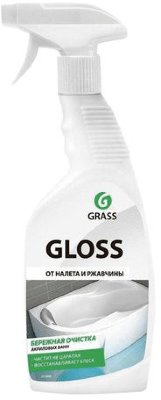 Средство для уборки сантехнических блоков 600 мл GRASS GLOSS, кислотное, спрей