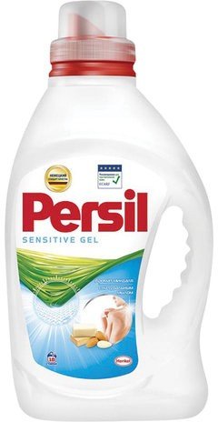 Средство для стирки жидкое автомат 1,3 л PERSIL (Персил) "Sensitive", для чувствительной кожи