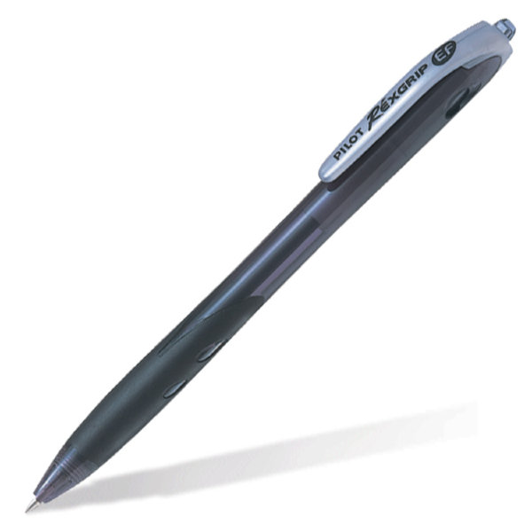 Ручка шариковая Pilot Rexgrip черная 0,5мм BPRG-10R-EF(B) ***K1