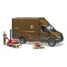 Bruder Mercedes-Benz Sprinter фургон UPS с фигуркой, погрузчиком и аксессуарами 02-538