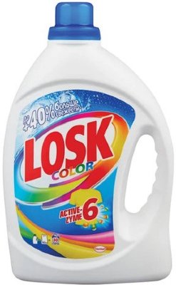 Средство для стирки жидкое автомат 1,95 л LOSK (ЛОСК) COLOR, гель