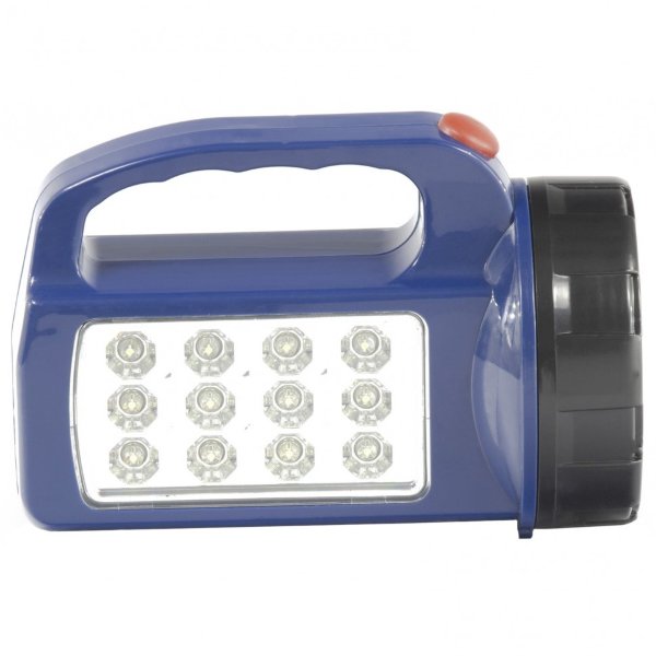 Фонарь поисковый, 1 W + 12Led, 3 х АА Stern