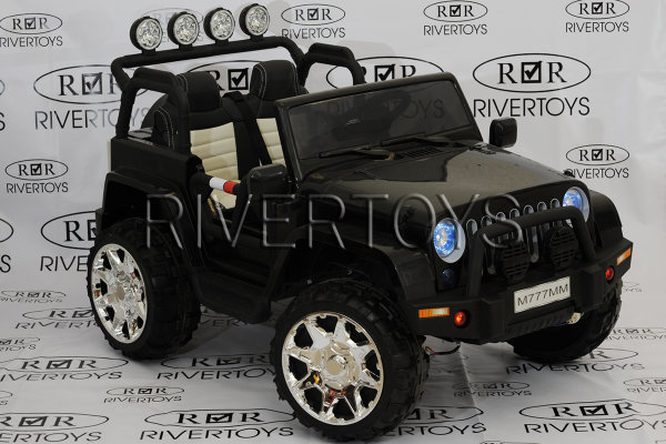 Электромобиль RiverToys Jeep M777MM-BLACK-4*4