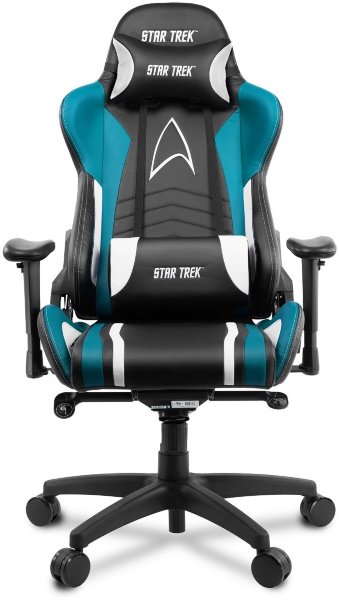 Компьютерное кресло (для геймеров) Arozzi Gaming Chair - Star Trek Edition - Blue